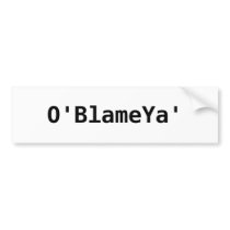 Oblameya Bumper Sticker