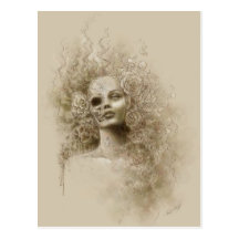Oblivion Macabre Fantasy Art Postcard