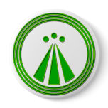 OBOD Symbol Neon Green Pins