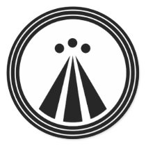 OBOD Symbol Round Sticker