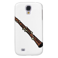 Oboe Abstract Brown Graphic Image Music Design Galaxy S4 Case