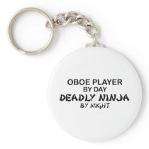 Oboe Deadly Ninja by Night Key Chain