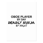 Oboe Deadly Ninja by Night Post Card