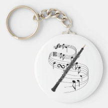 Oboe Key Chain