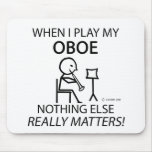 Oboe Nothing Else Matters Mousepads