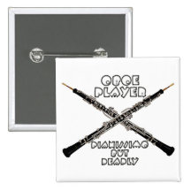 Oboe Player Pins