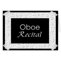 Oboe Recital cards by dndartstudio Oboe Recital cards