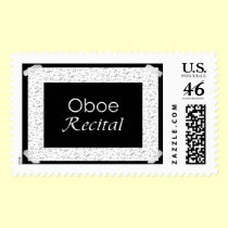 Oboe Recital postage by dndartstudio Oboe Recital postage