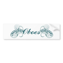 Oboes bumper stickers