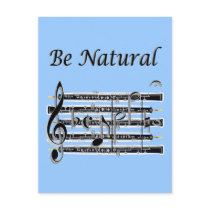 Oboists Know How to B Natural postcards by Stefanie_Rski Oboists Know How to B Natural postcards
