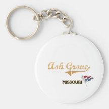 Obra clásica de la ciudad de Missouri de la arbole Llaveros Personalizados