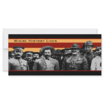Obregon, Villa, Pershing, Patton giant bookmark Full Color Rack Card