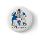 O'Brennan Family Crest buttons by coatsofarms O'Brennan Family Crest buttons