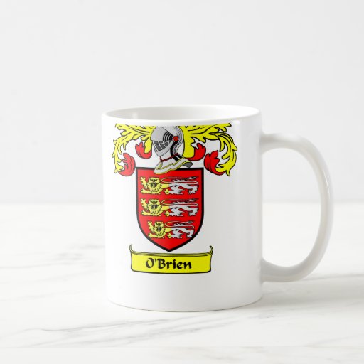 O'BRIEN Coat of Arms Coffee Mug Zazzle