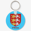 O'Brien Family Shield Keychain