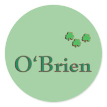 O'Brien Family stickers