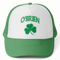 O'brien Irish Shamrock t shirt Trucker Hats