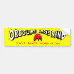 Obscure Indie Band Bumper Sticker