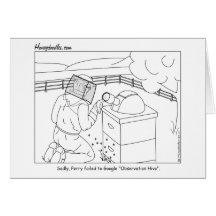 Observation Hive - Greeting Card