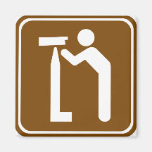 Observation Point Highway Sign Refrigerator Magnets
