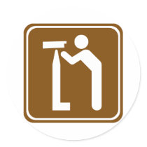Observation Point Highway Sign stickers by wesleyowns Observation Point Highway Sign stickers