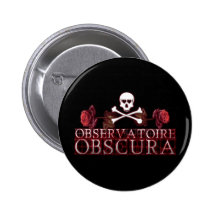 Observatoire Obscura Logo Pinback Buttons