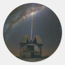 Observing the Milky Way using the Laser Guide Star Round Stickers