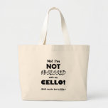 Obsessed Cello Canvas Bag