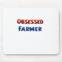 Obsessed Farmer Mouse Pad