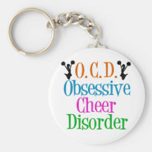 Obsessive Cheer Disorder Key Chain