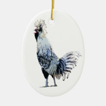 Obsessive Chicken Disorder: Polish Crested Christmas Tree Ornaments