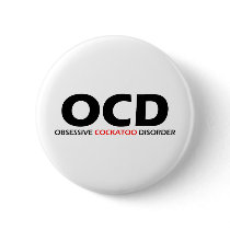 Obsessive Cockatoo Disorder buttons by Obsessions Obsessive Cockatoo Disorder buttons
