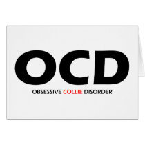 Obsessive Collie Disorder cards by Obsessions Obsessive Collie Disorder cards