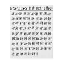 Obsessive Compulsive Disorder OCD Tally Flyer