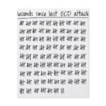 Obsessive Compulsive Disorder OCD Tally Flyer