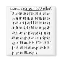 Obsessive Compulsive Disorder OCD Tally Magnet