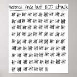 Obsessive Compulsive Disorder OCD Tally Poster