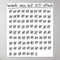 Obsessive Compulsive Disorder OCD Tally Poster