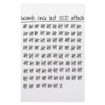 Obsessive Compulsive Disorder OCD Tally Stationery Paper