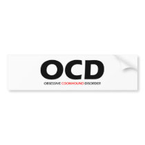 Obsessive Coonhound Disorder bumper stickers by Obsessions Obsessive Coonhound Disorder bumper stickers