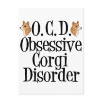 Obsessive Corgi Disorder Postcards