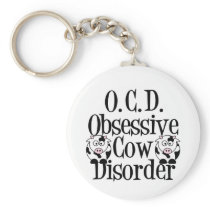 Obsessive Cow Disorder Keychain
