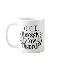 Obsessive Cow Disorder Coffee Mugs