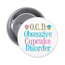 Obsessive Cupcake Disorder Pins