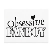 Obsessive Fanboy Postcards