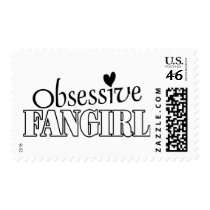 Obsessive Fangirl Postage Stamps