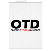 Obsessive Texting Disorder cards by Obsessions Obsessive Texting Disorder cards