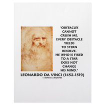 Obstacles Cannot Crush Me Fixed To A Star Quote Custom Letterhead