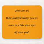 Obstacles Mousepad