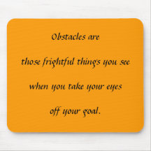 Obstacles Mousepad